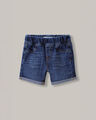 Short Pull On Índigo,AZUL INDIGO